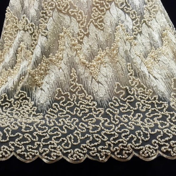 Stunning Embellished Tulle Fabric - Picture 3 of 4